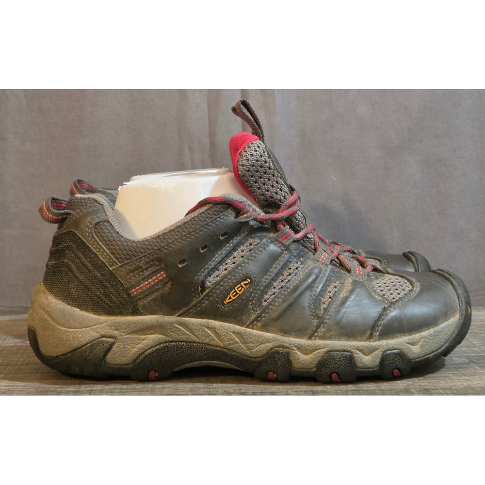 Keen Koven Low Lace Up Hiking Shoes Women's Size 8.5 Brown Red